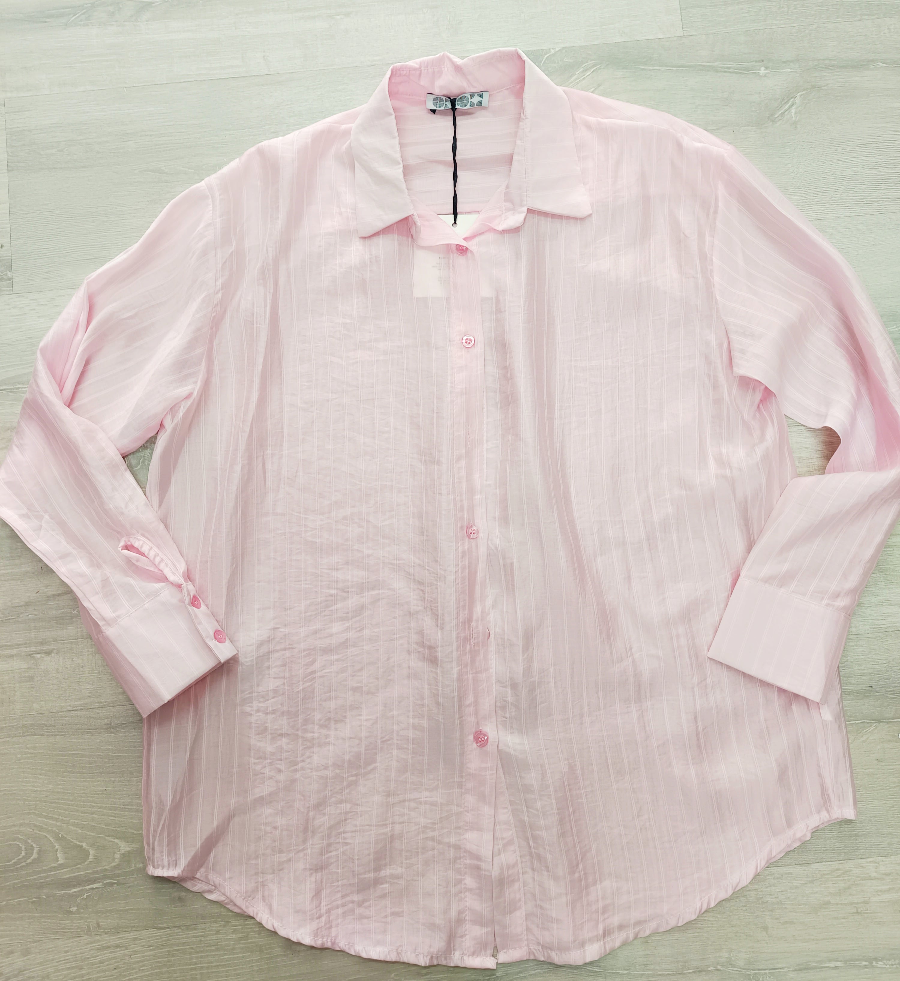 Camisa semitransparente