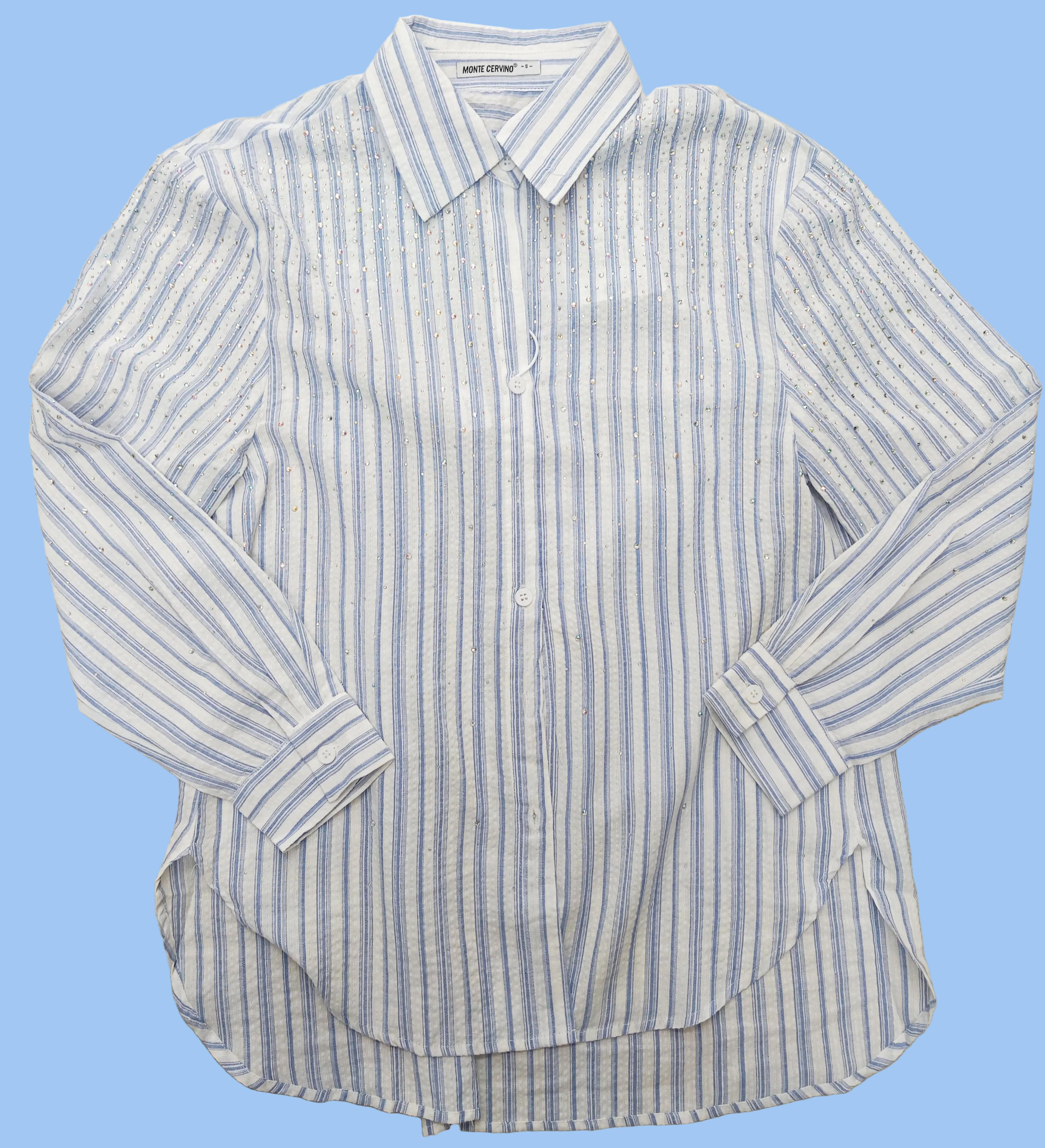Camisa rayas con strass