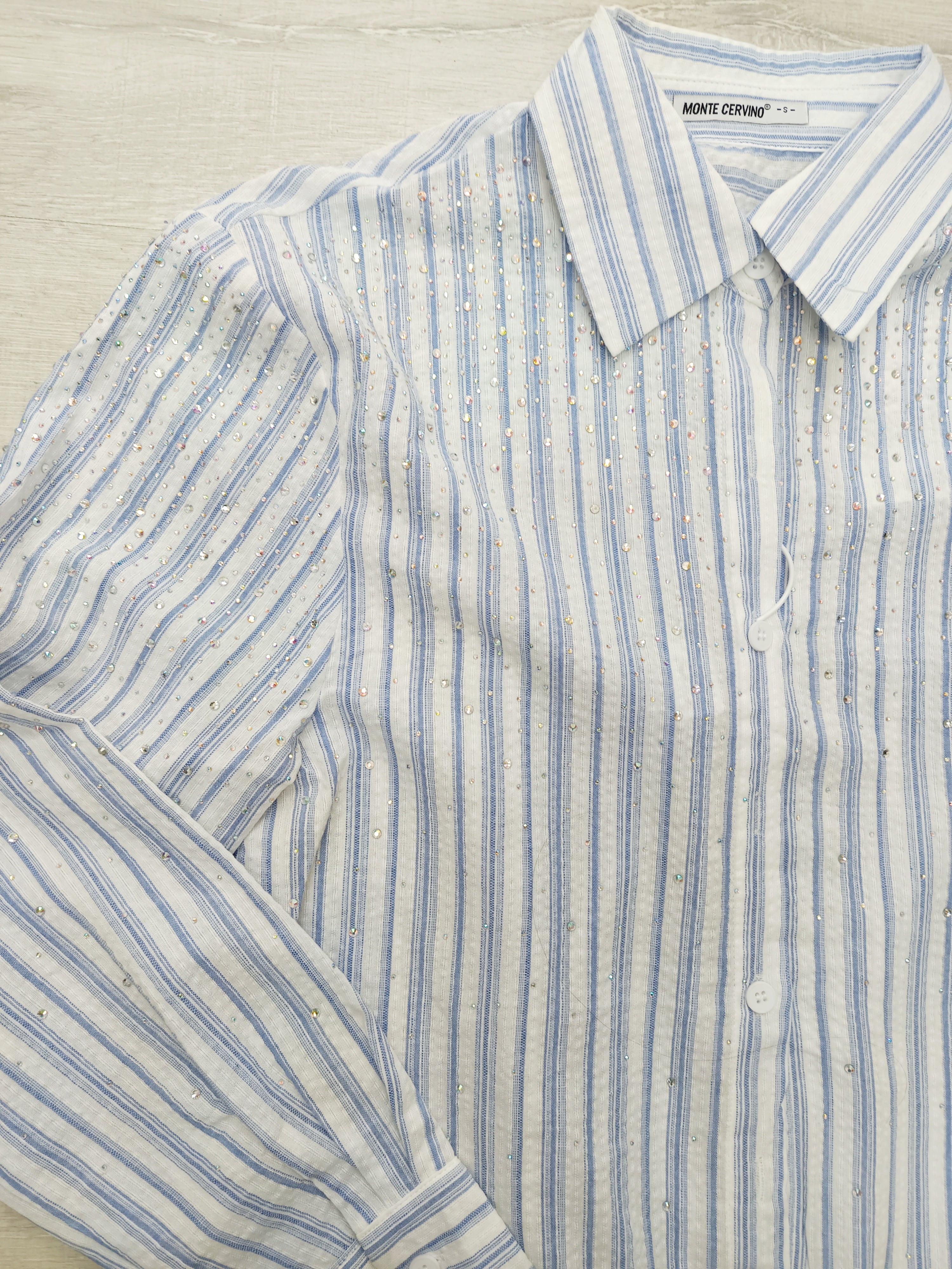 Camisa rayas con strass