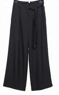 Pantalón Palazzo con detalle de lazo en el lado