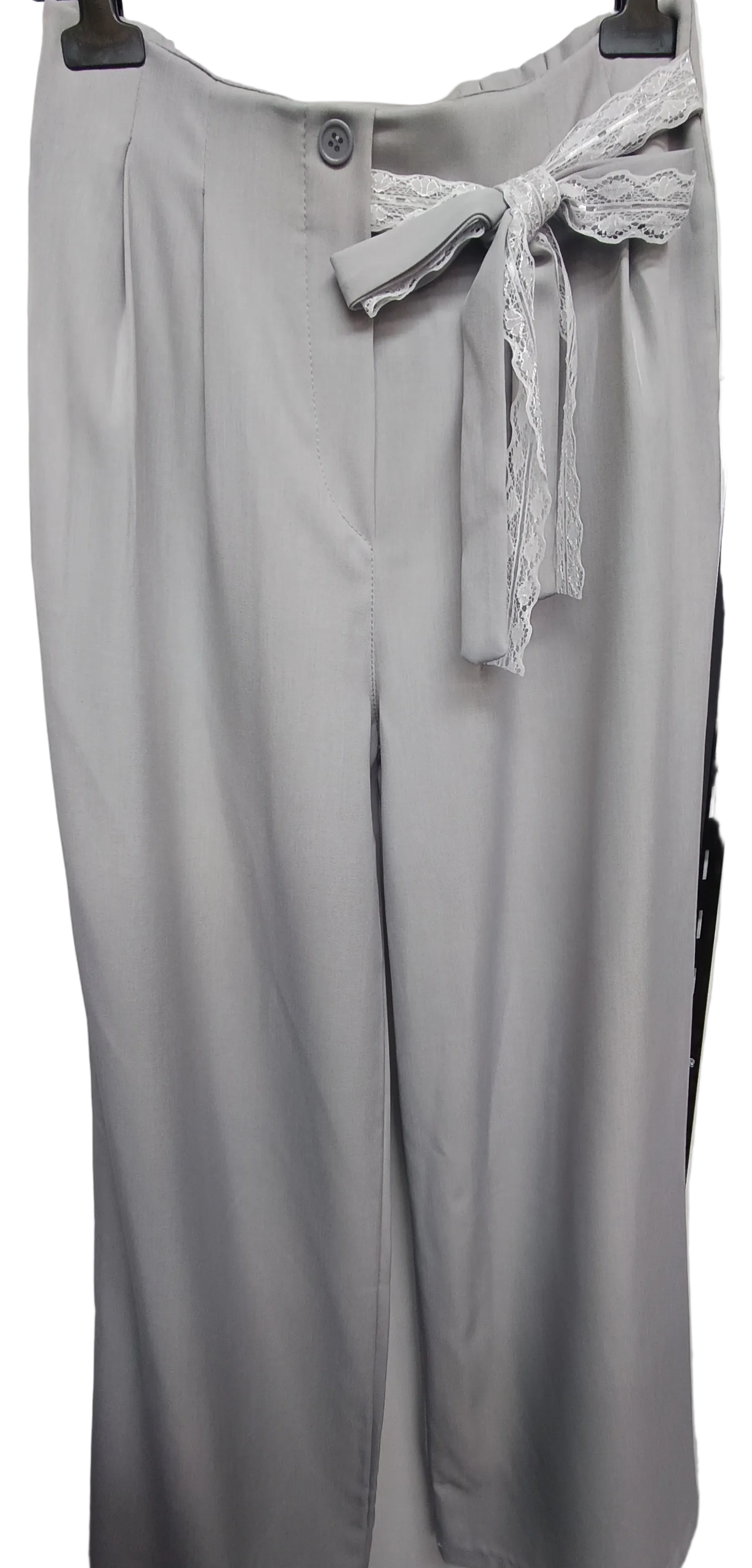 Pantalón Palazzo con detalle de lazo en el lado