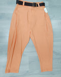 Pantalón sarga con cinturón tiro largo (hippie)