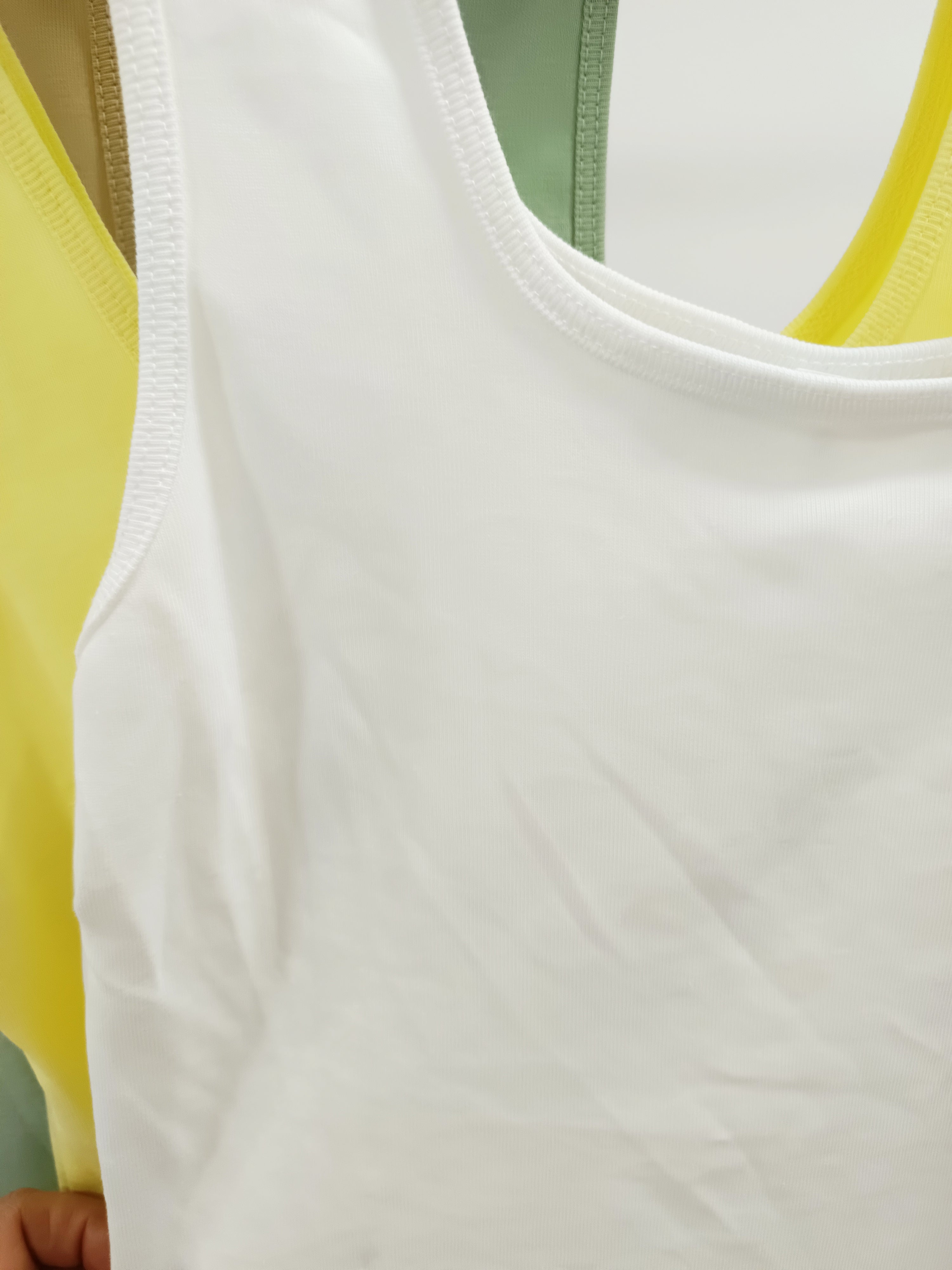 Camiseta básica algodón tirante