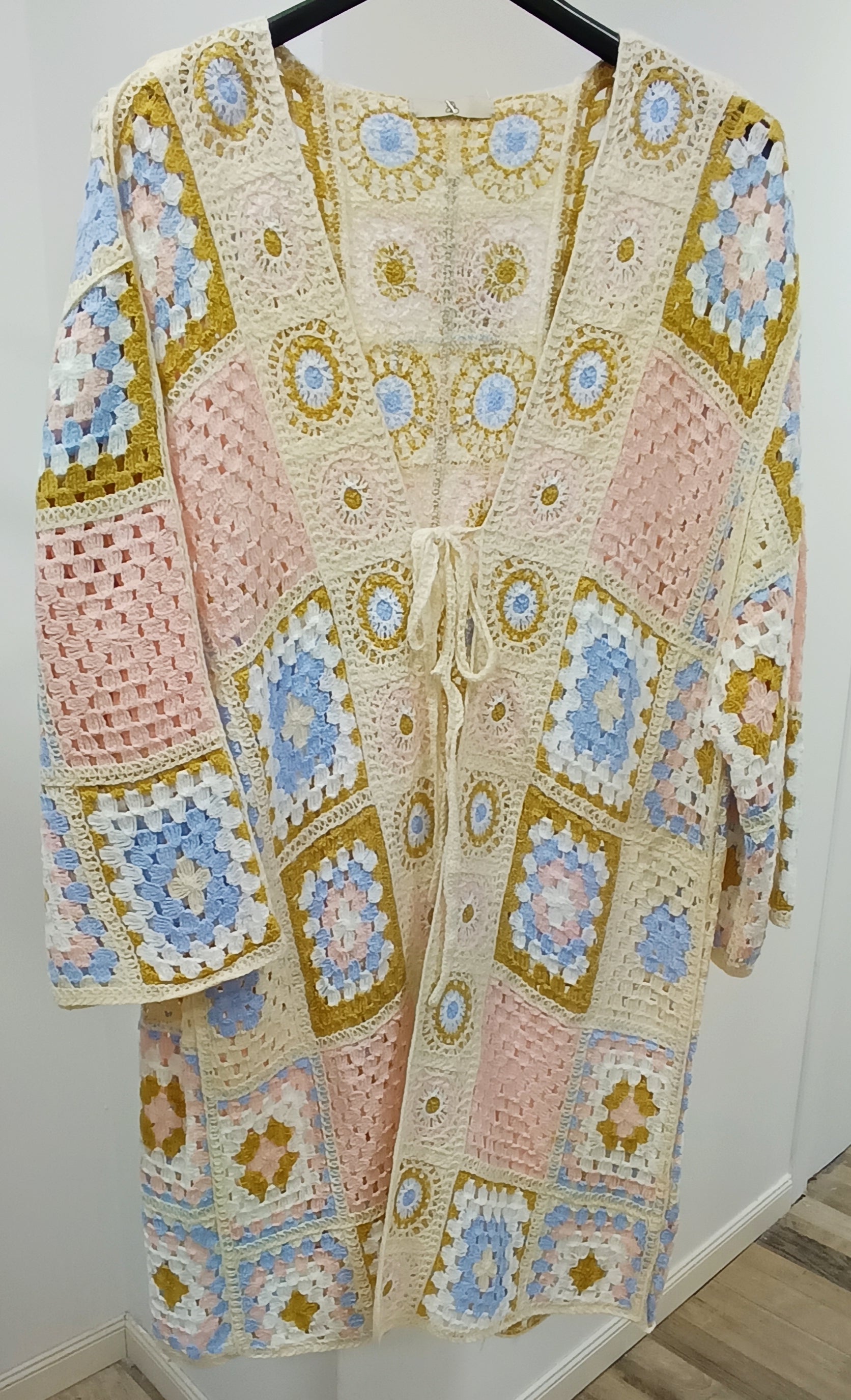 Kimono largo crochet
