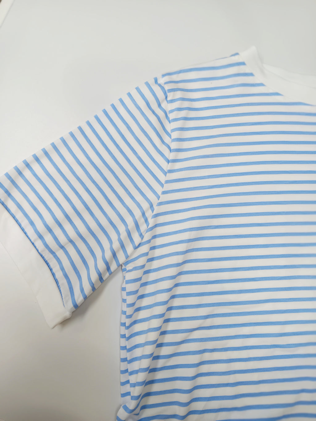 Camiseta manga corta a rayas