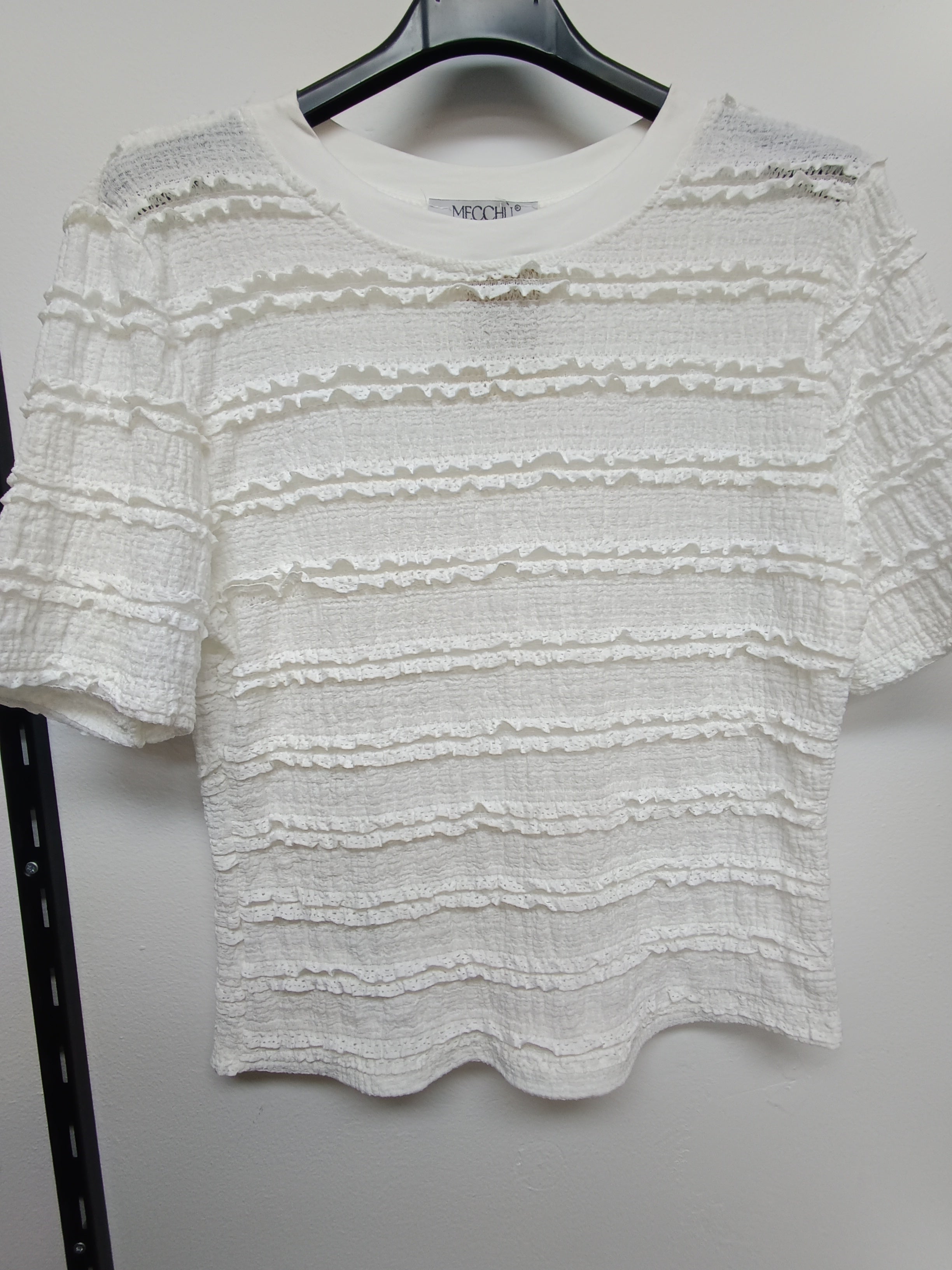 Camiseta con volantes