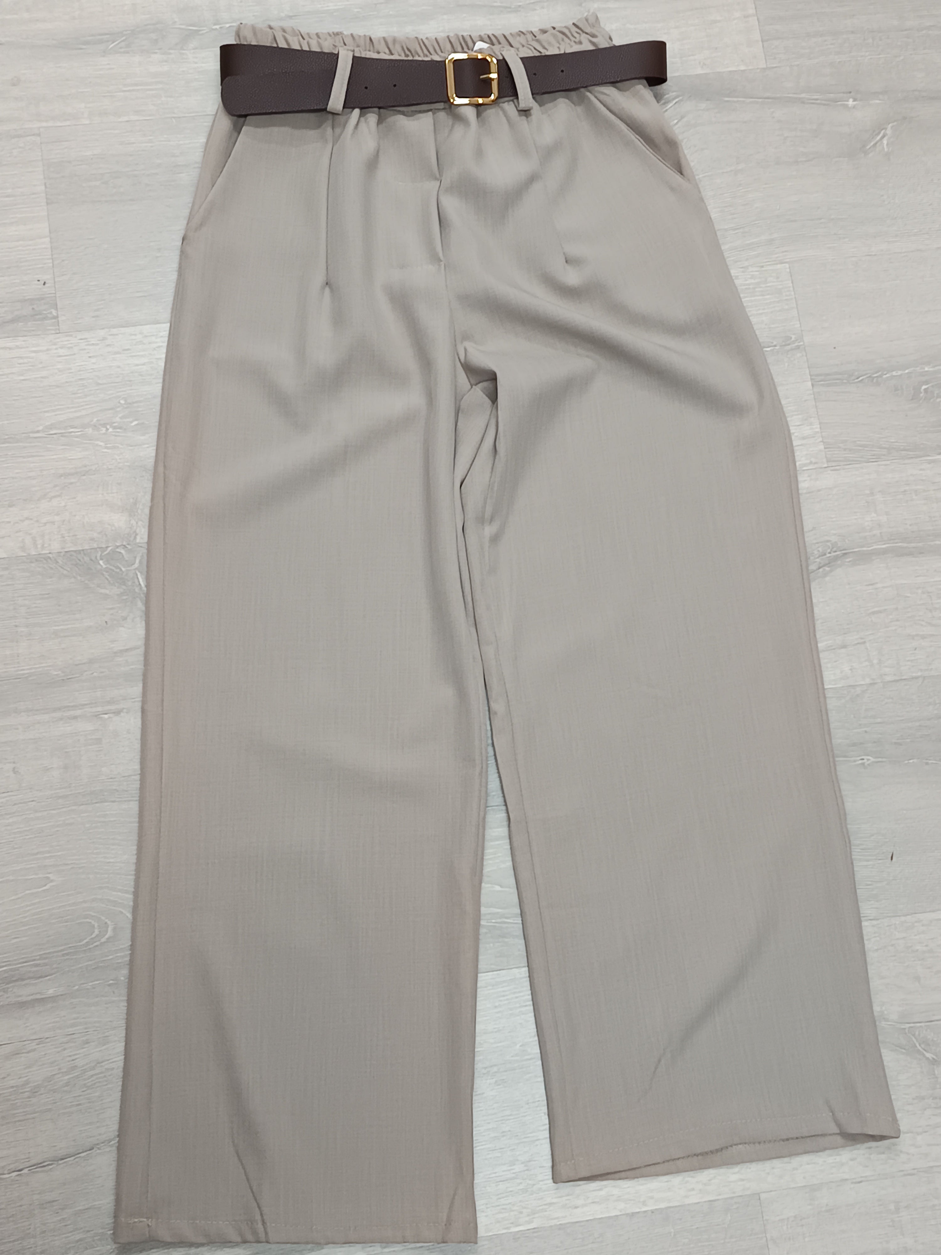 Pantalón palazzo ligero cinturón