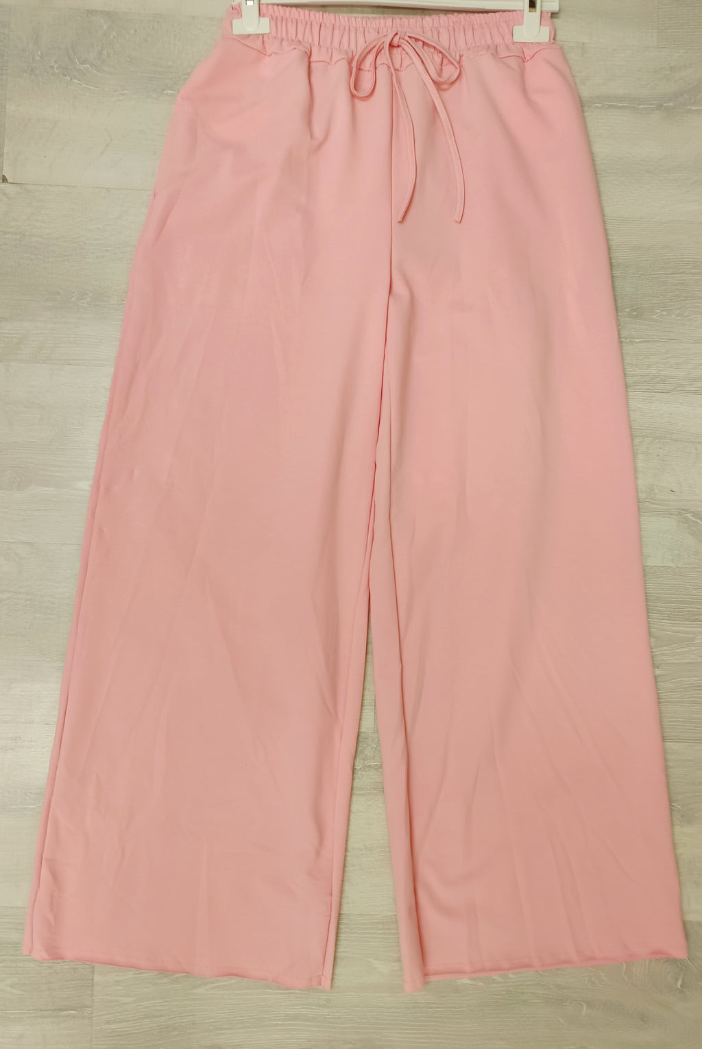 Pantalón chándal Palazzo con rizo fino dentro