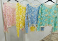 Jersey calado de flores