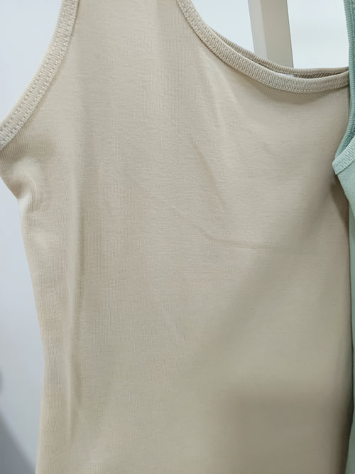 Camiseta básica algodón tirante