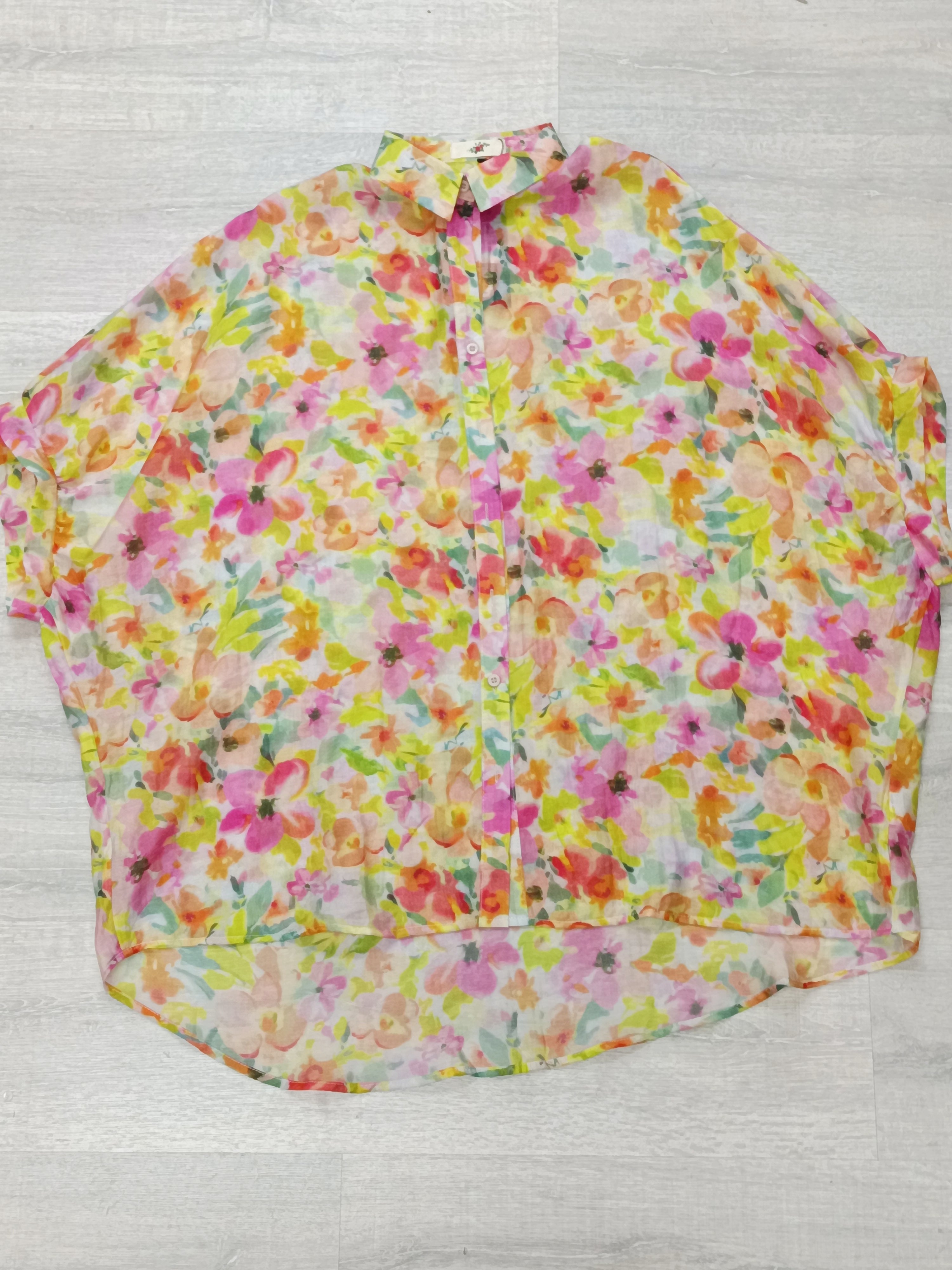 Camisa oversize estampada
