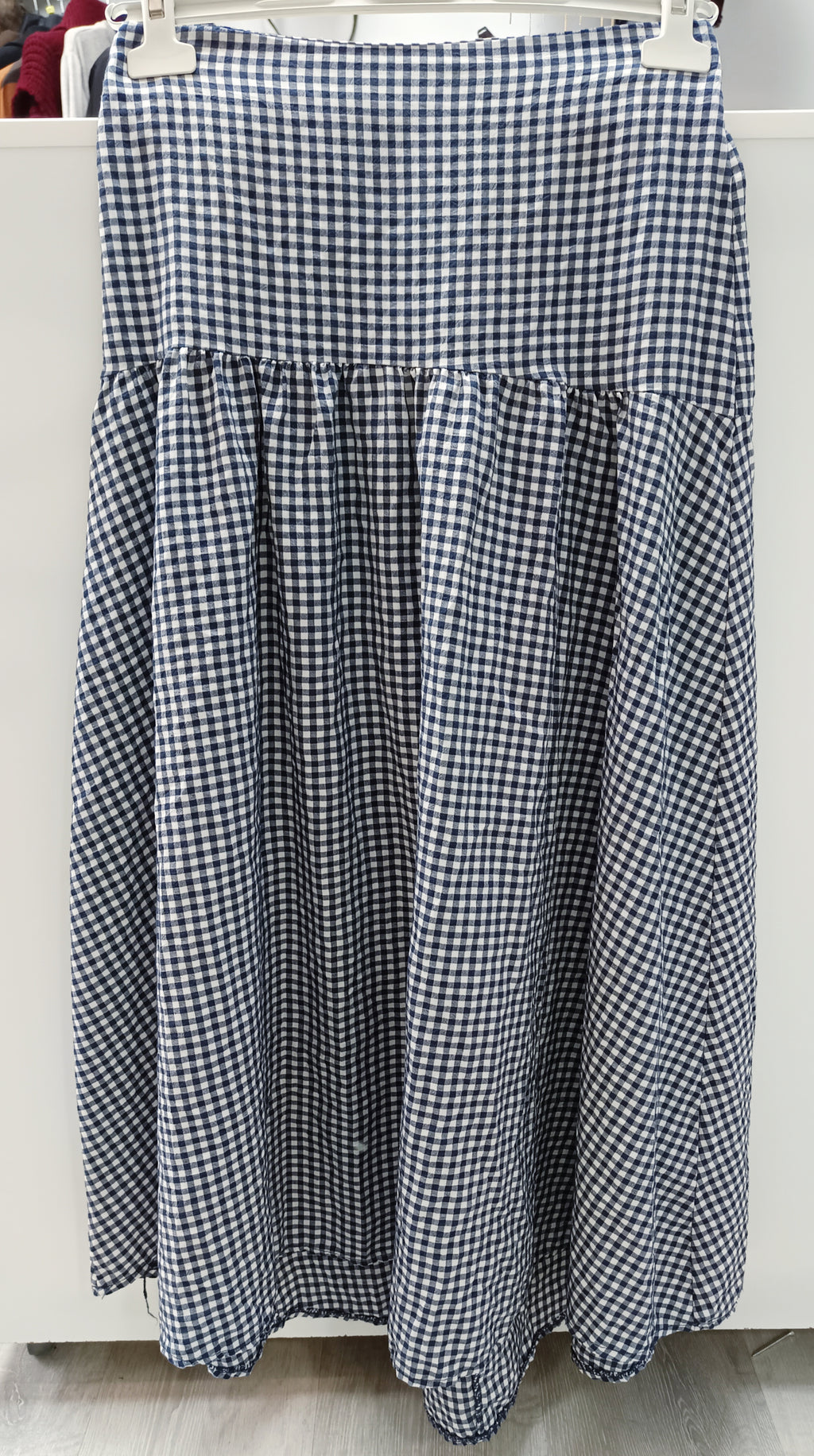 Falda cuadro vichy