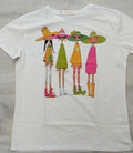 Camiseta estampada con strass