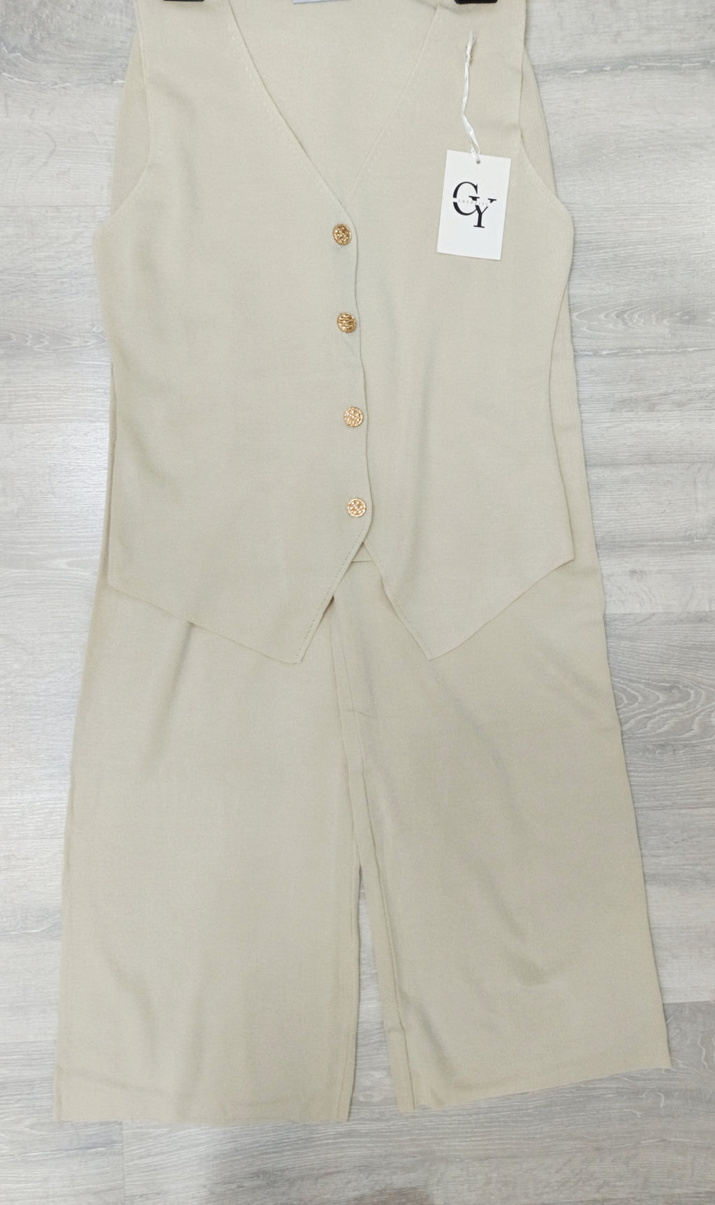 Conjunto punto de chaleco