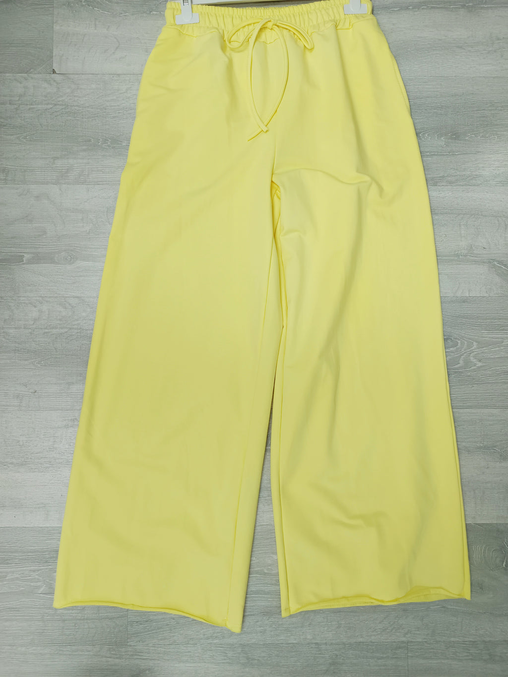 Pantalón chándal Palazzo con rizo fino dentro