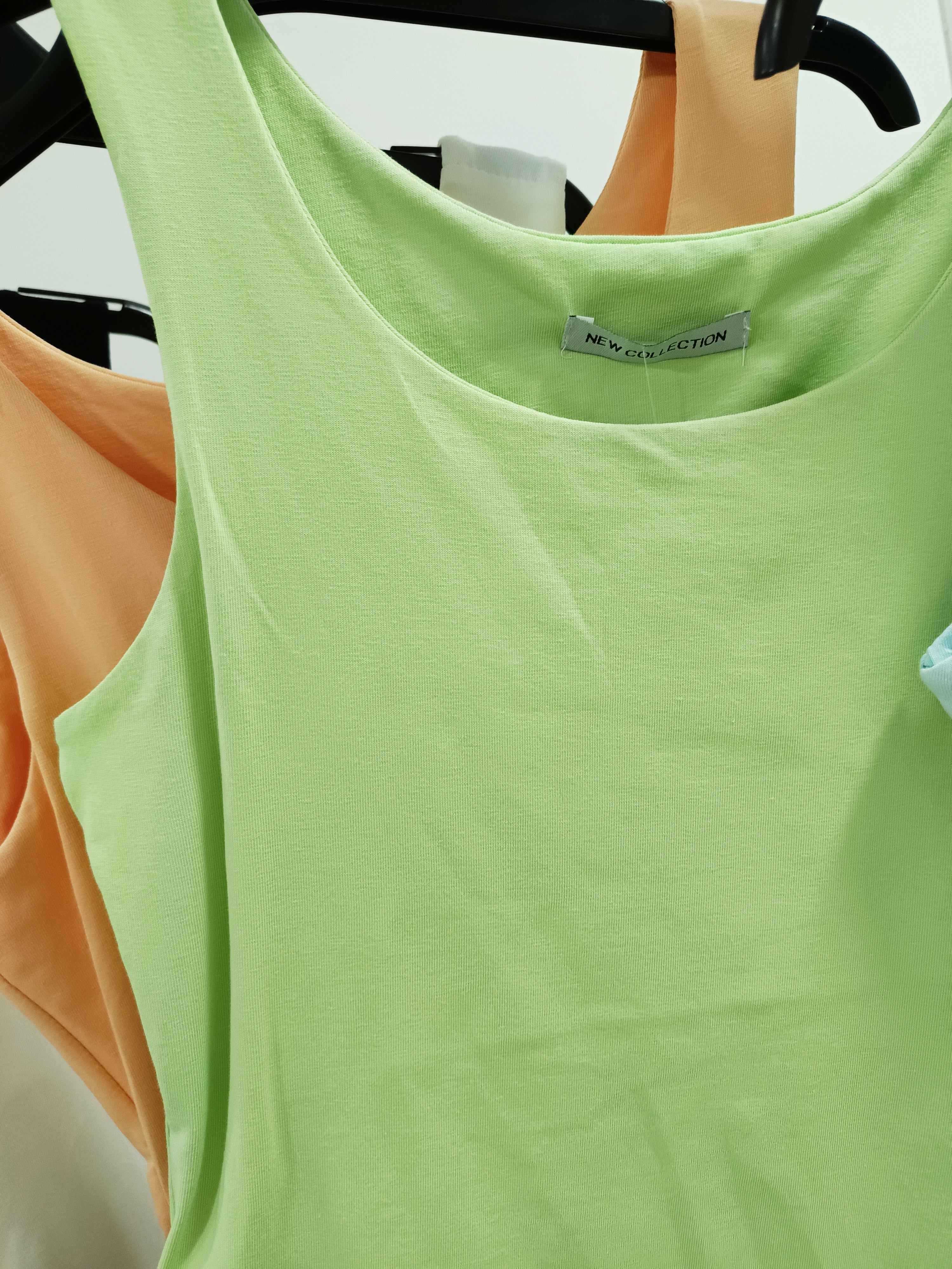Camiseta básica algodón con lycra