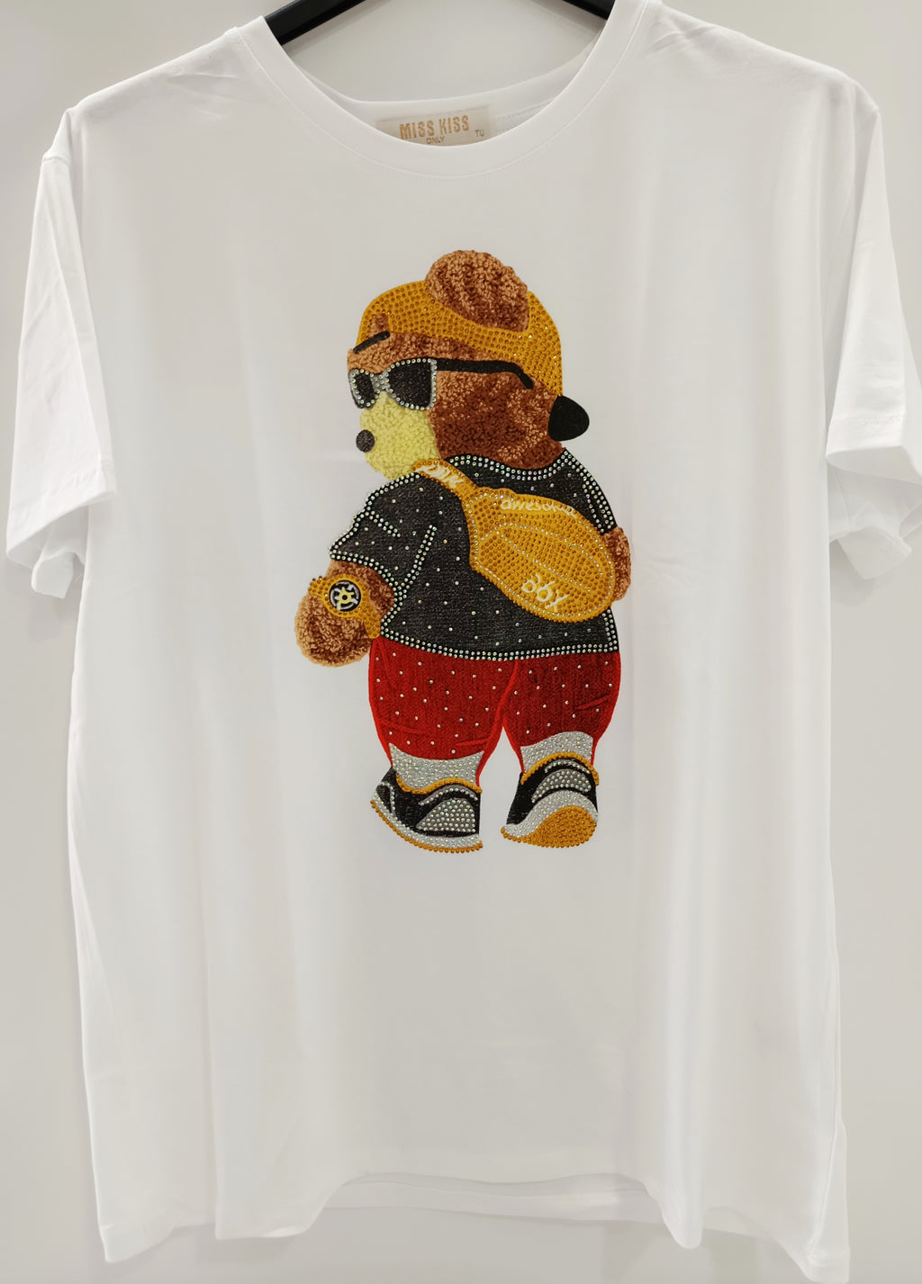 Camiseta osito con strass