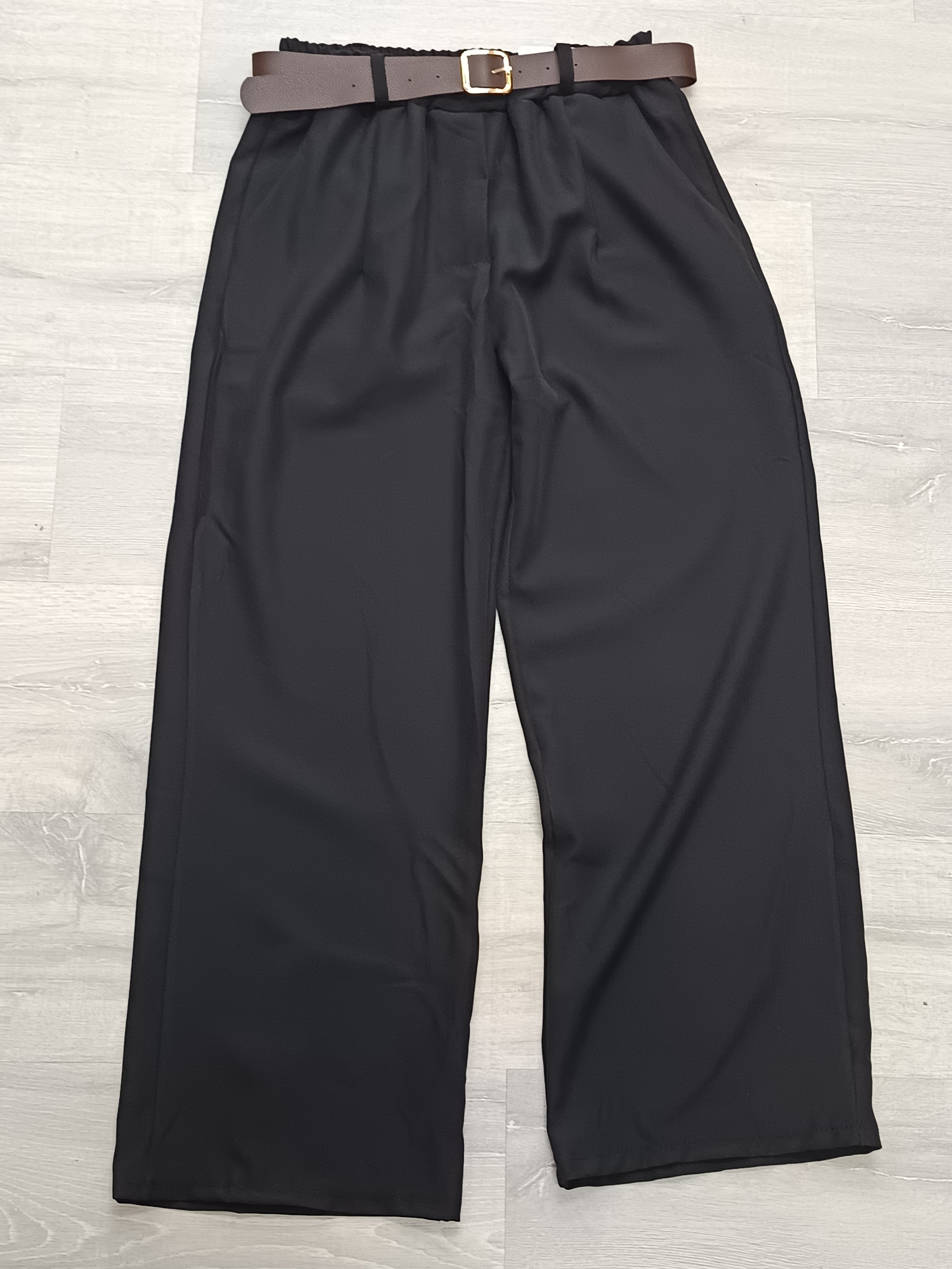 Pantalón palazzo ligero cinturón