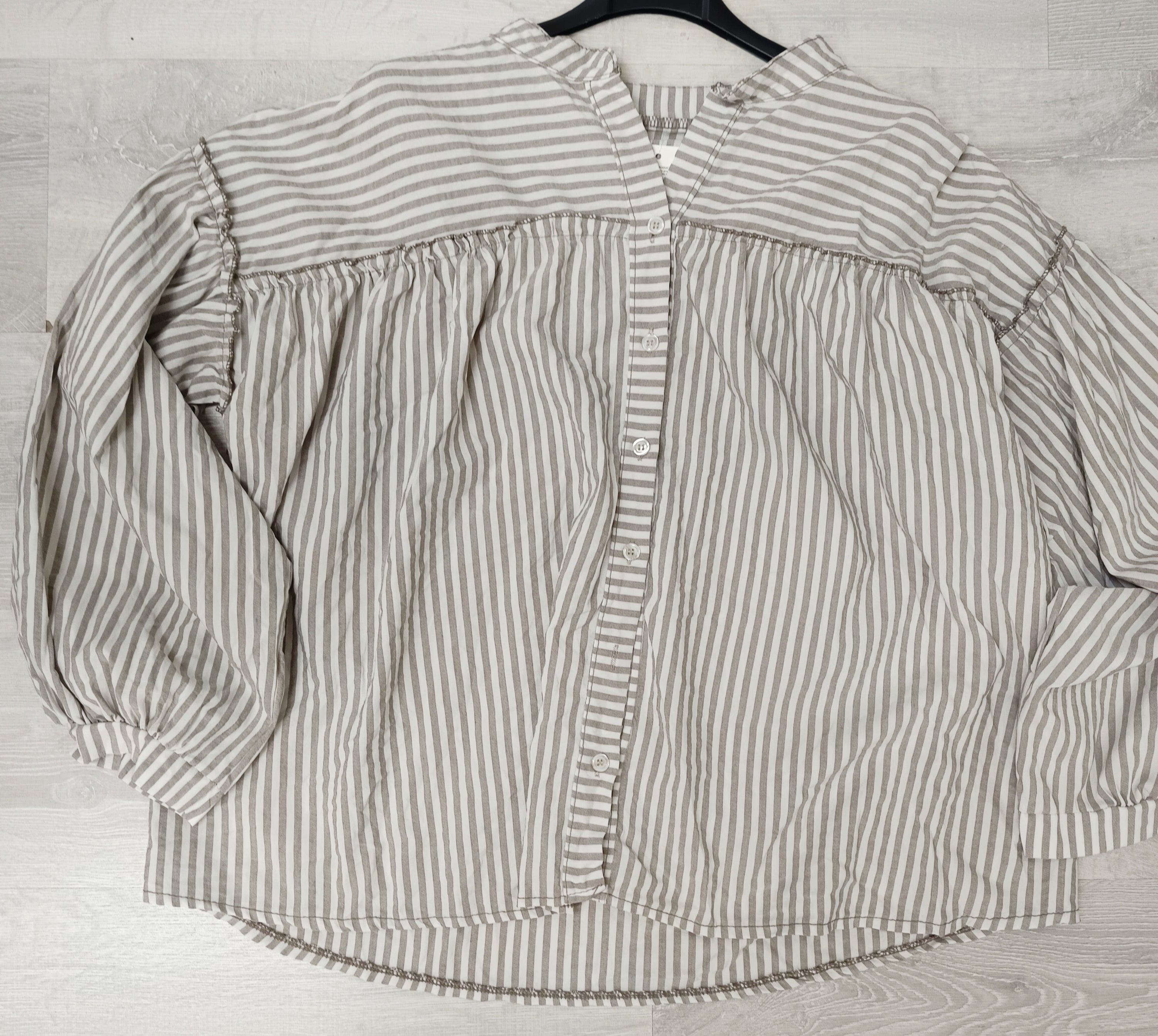 Camisa oversize rayada