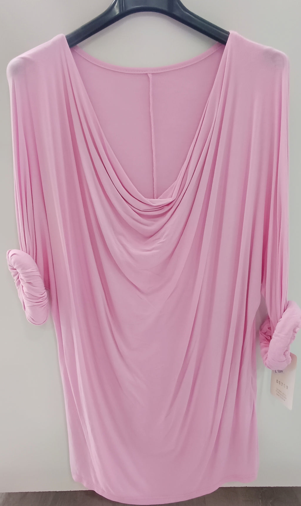 Camiseta escote cascada