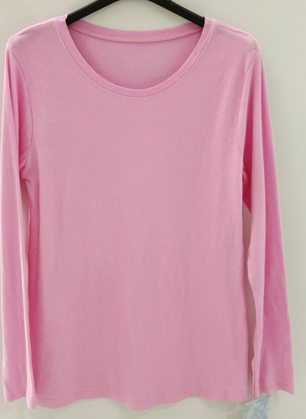 Camiseta canalé manga larga