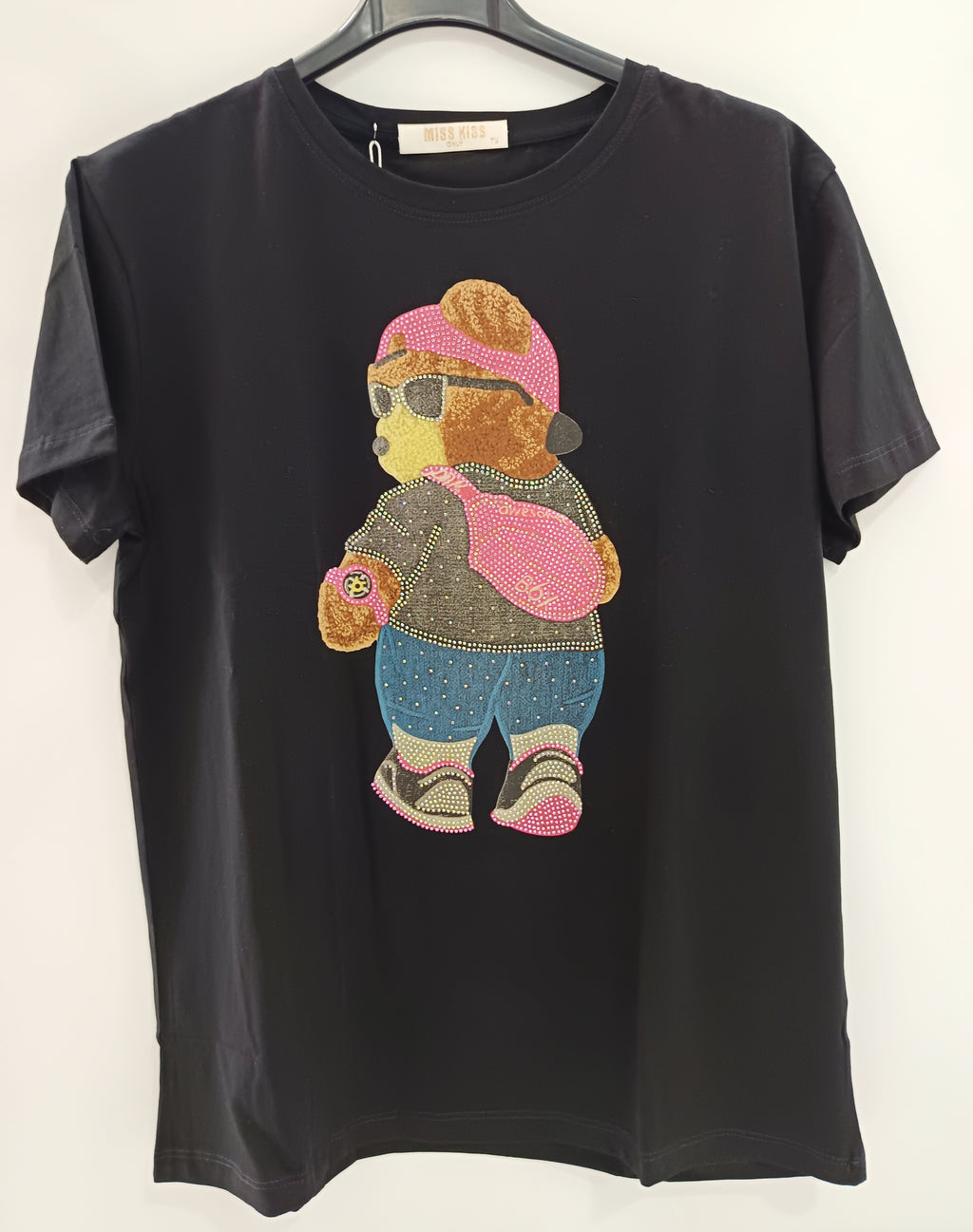Camiseta osito con strass