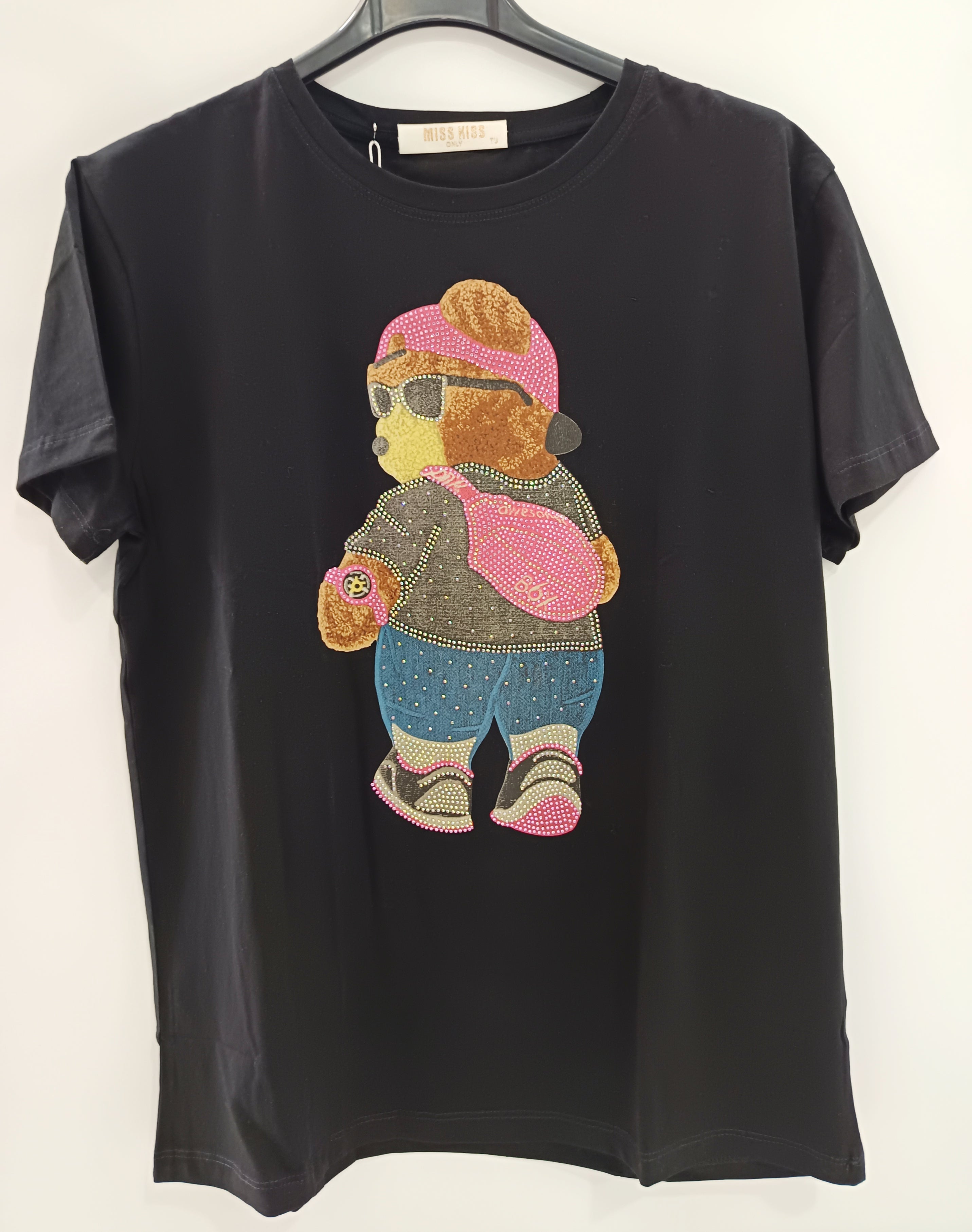 Camiseta osito con strass