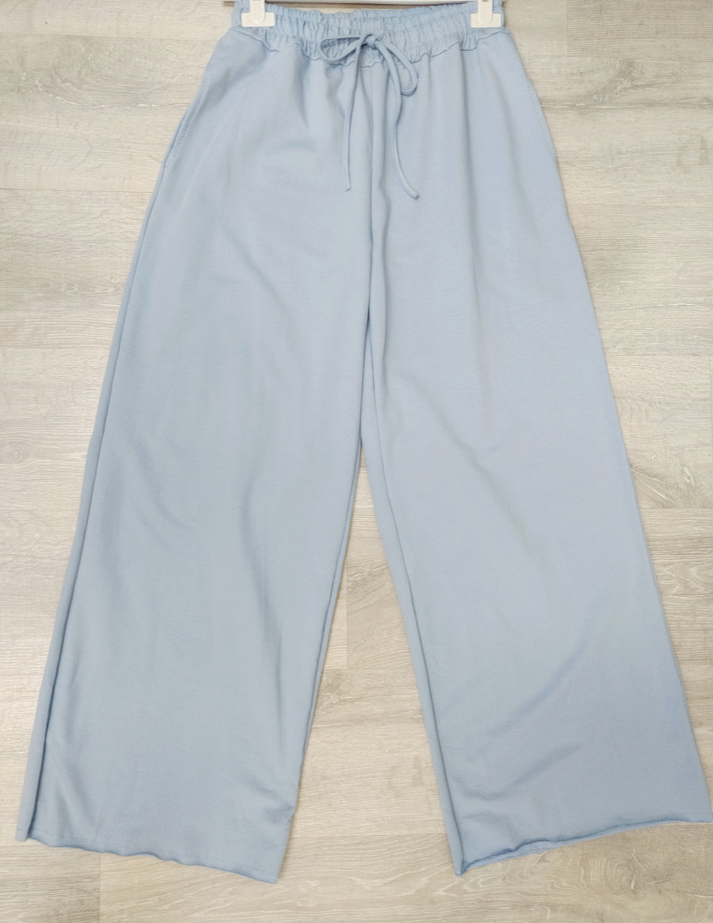 Pantalón chándal Palazzo con rizo fino dentro
