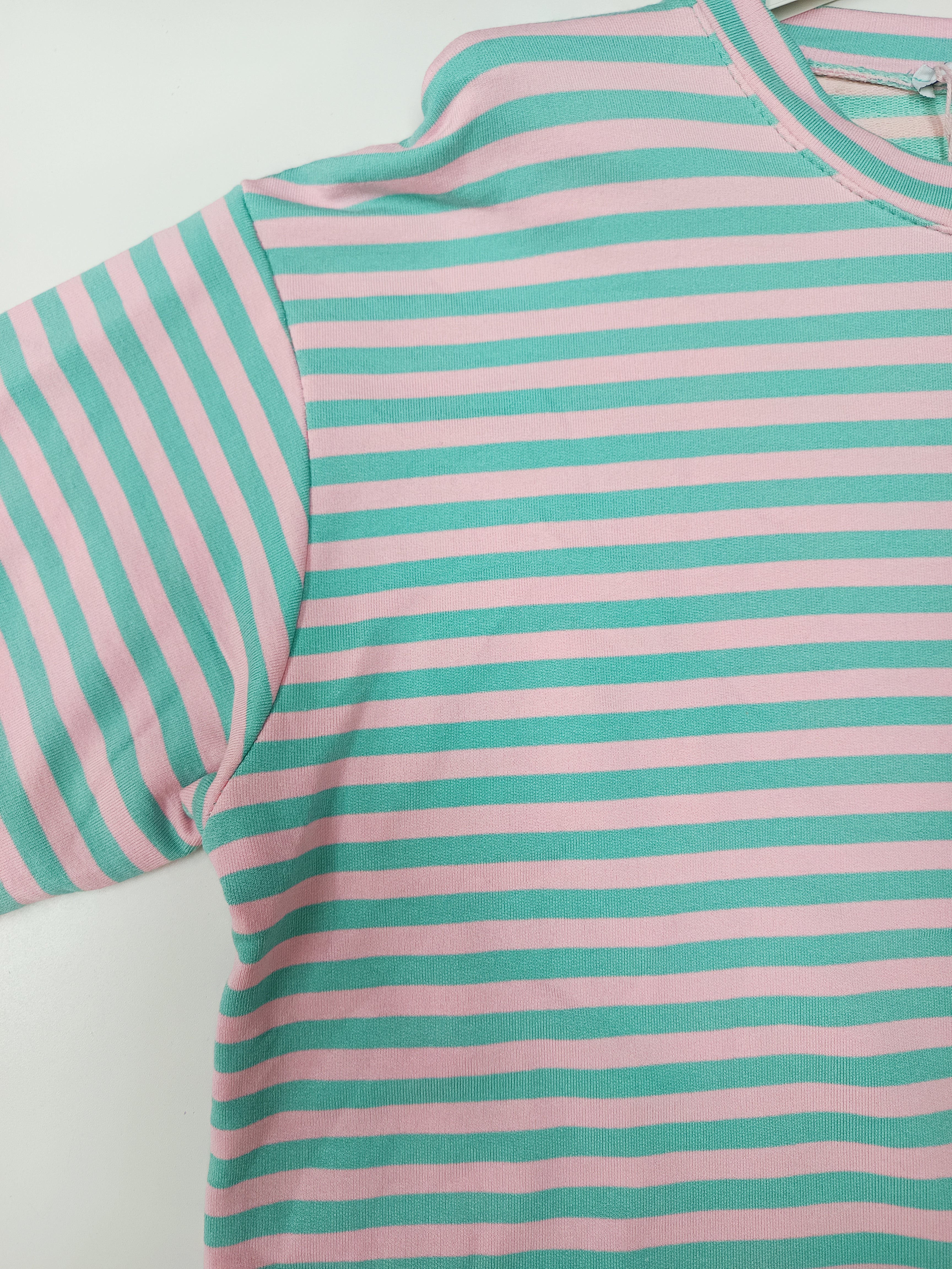 Sudadera rayas manga corta