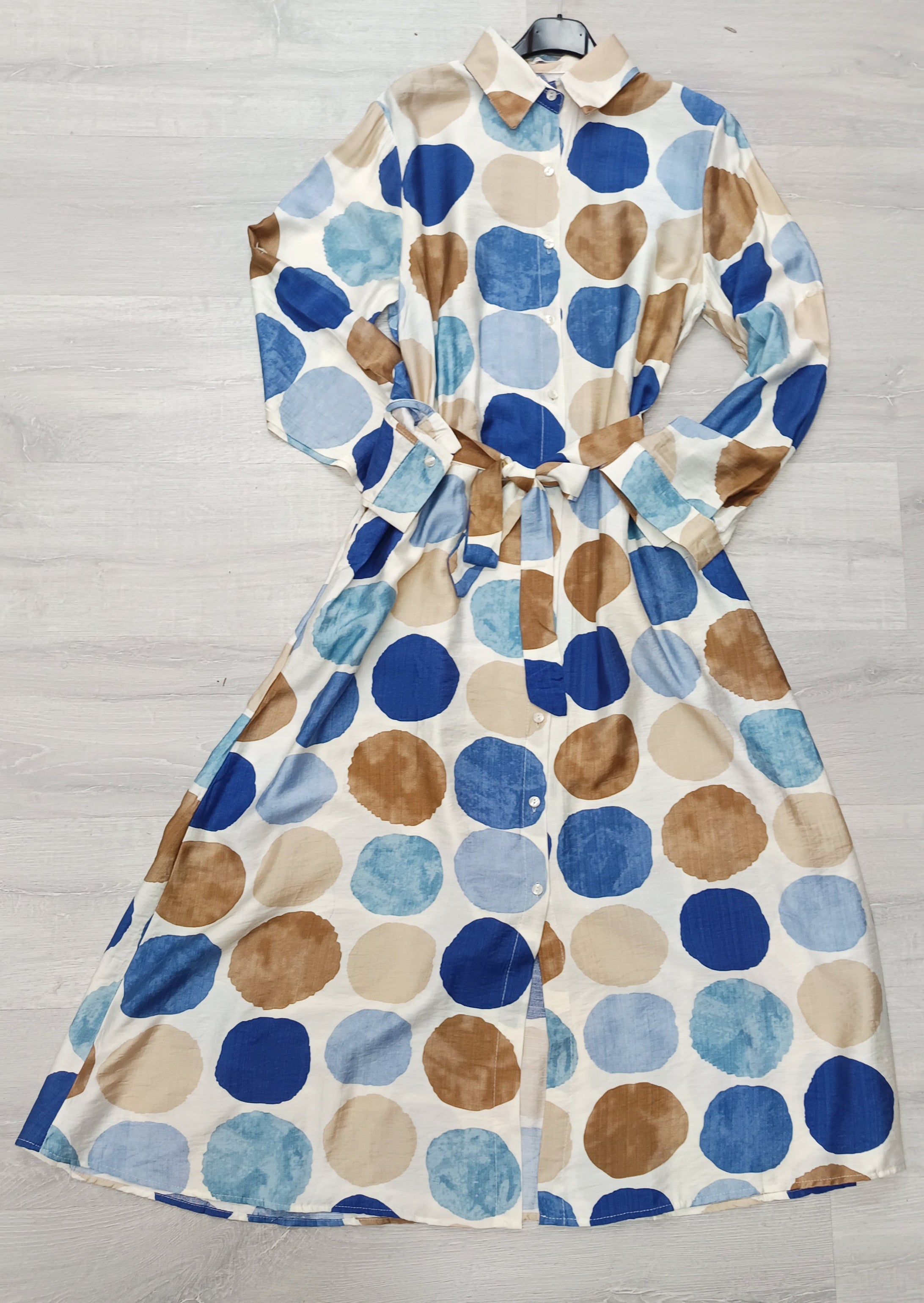 Vestido largo camisero