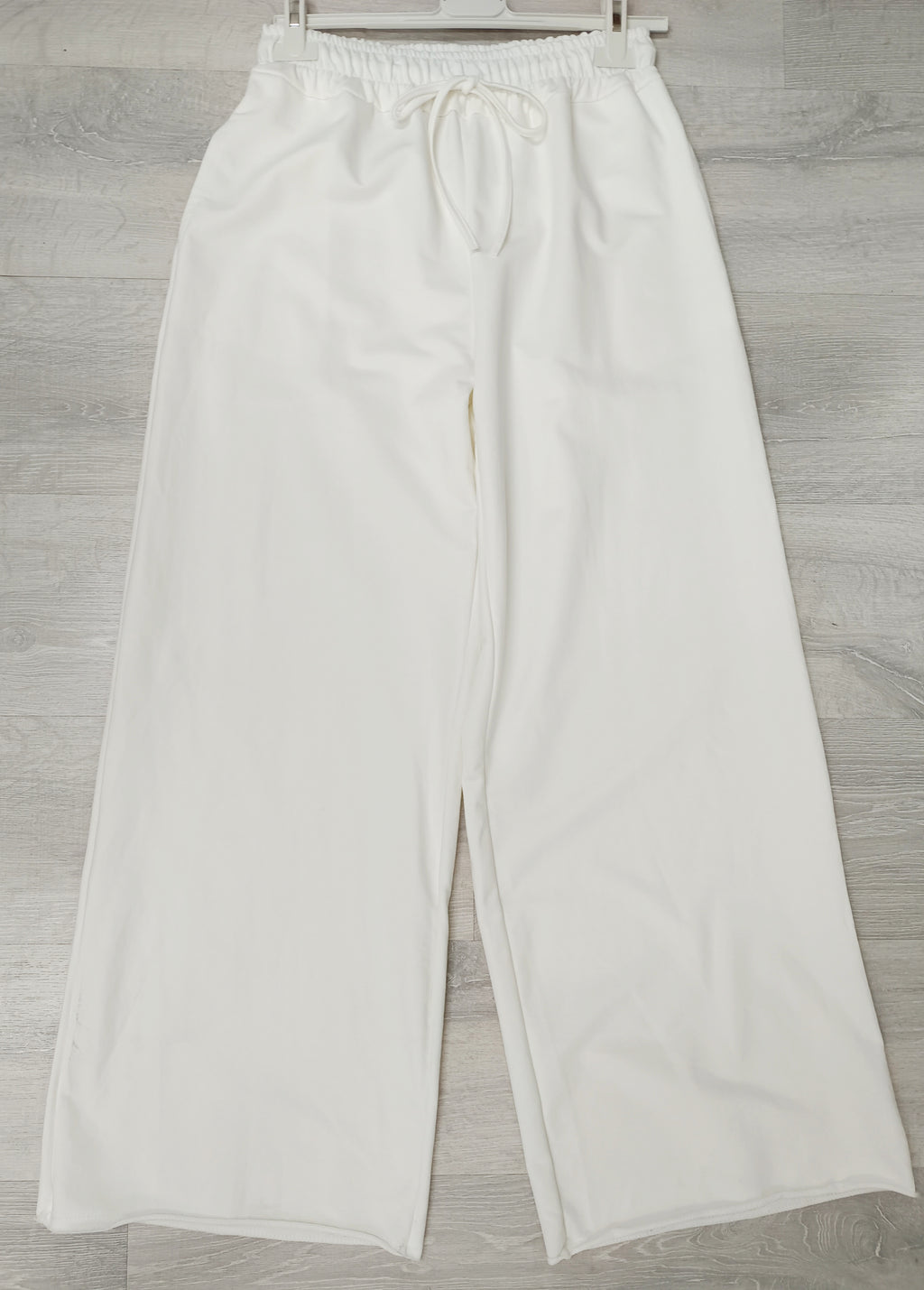 Pantalón chándal Palazzo con rizo fino dentro