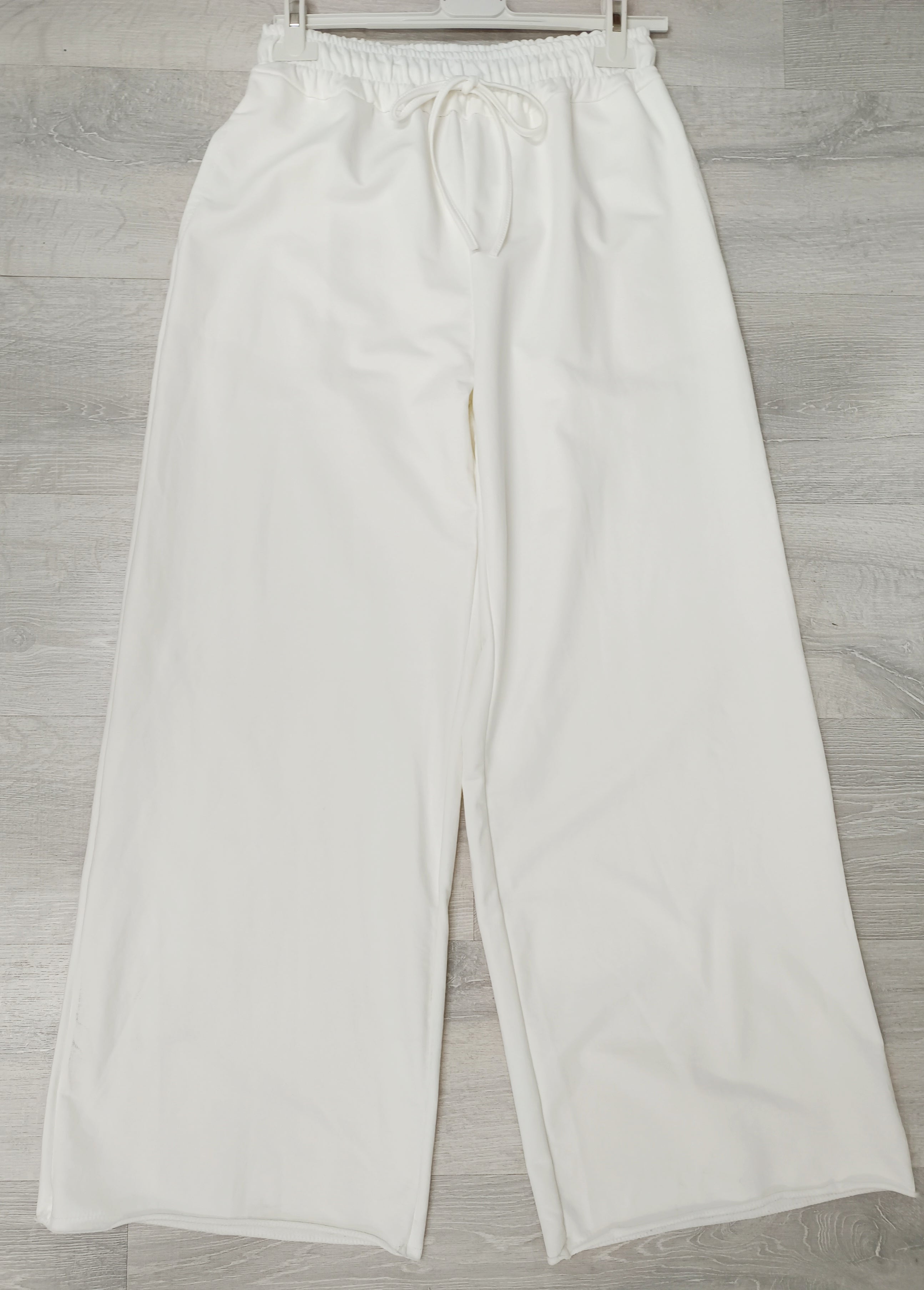Pantalón chándal Palazzo con rizo fino dentro
