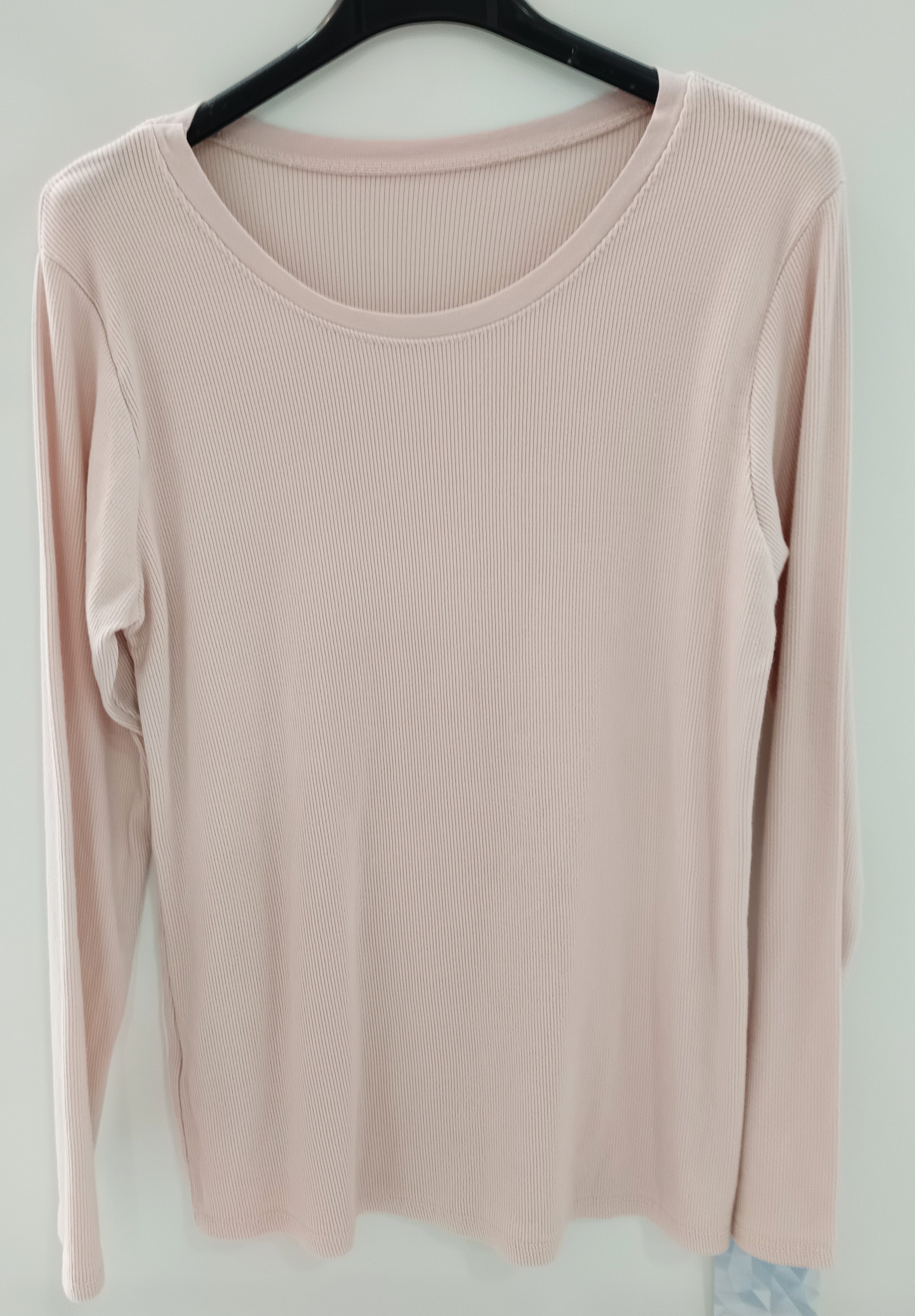 Camiseta canalé manga larga