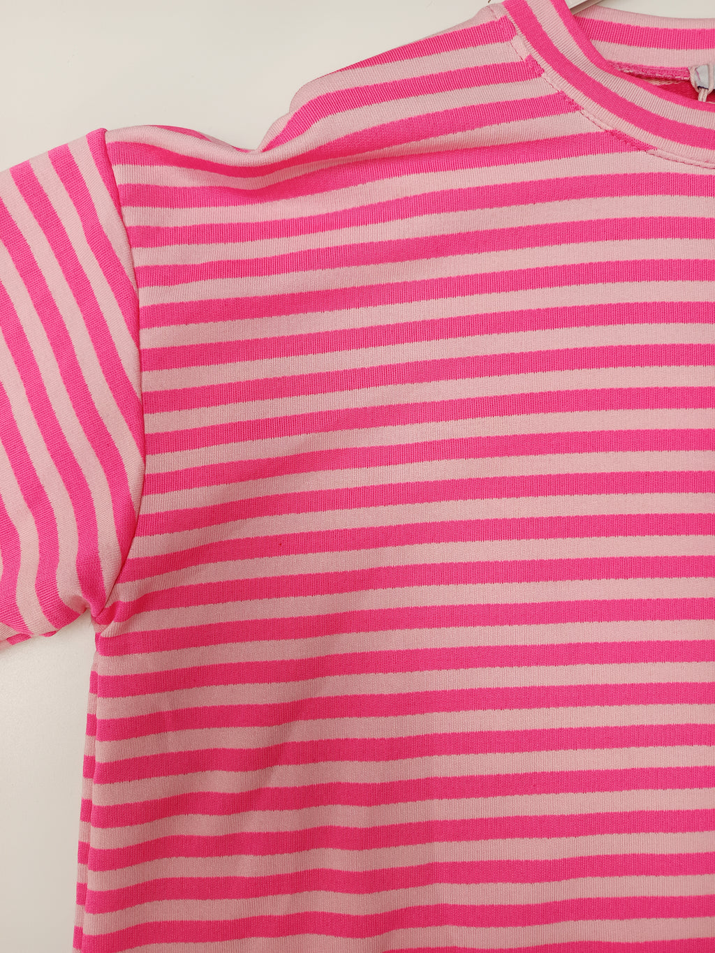 Sudadera rayas manga corta