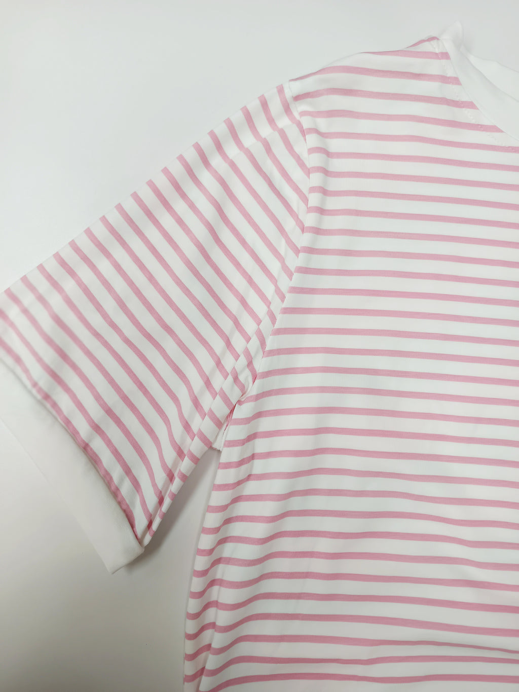 Camiseta manga corta a rayas