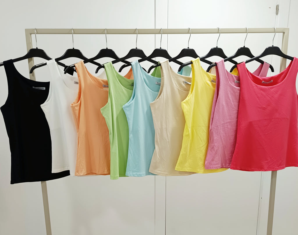 Camiseta básica algodón con lycra