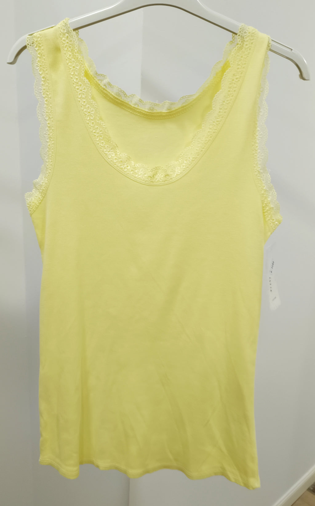Camiseta canalé tirante blonda